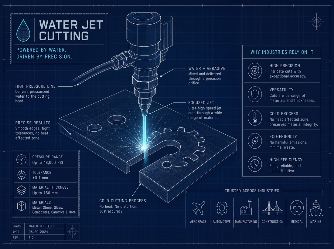 Water Jet Cutting: How It Works and Why It's the Preferred Precision Profile Cutting Method