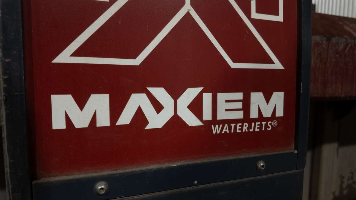 maxiem water jet profile cutting logo pukekohe auckland