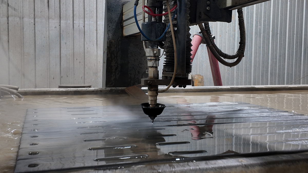 cross arms maxiem water jet profile cutting workshop Pukekohe auckland