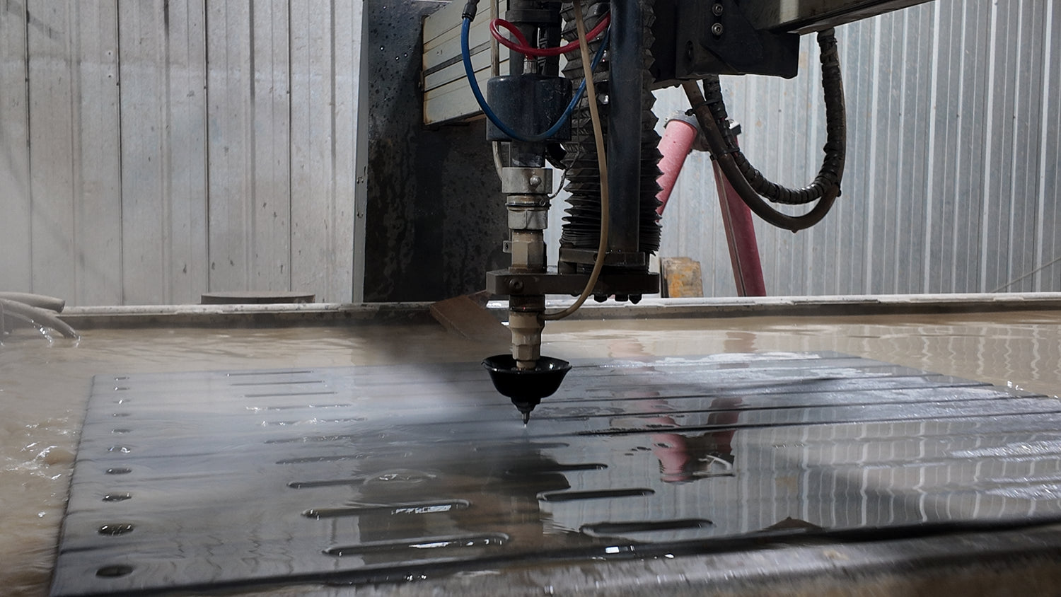 cross arms maxiem water jet profile cutting workshop Pukekohe auckland